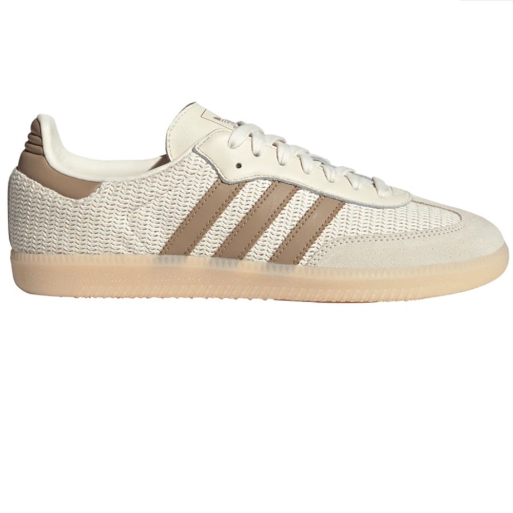 Adidas Samba OG Sneakers in Cream/White/Cardboard. Size M6/W7.5. Worn Only Once